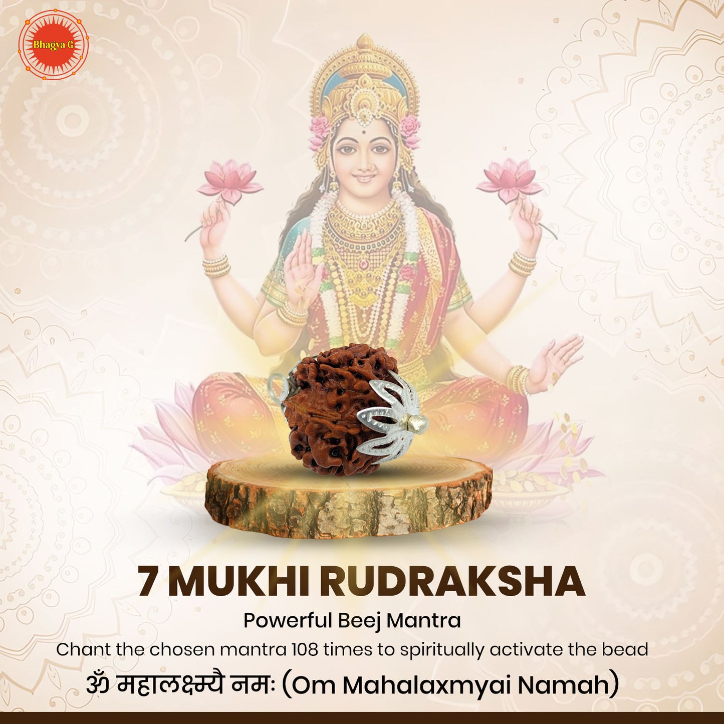 7 Mukhi Nepali Rudraksha (Lab Certified)