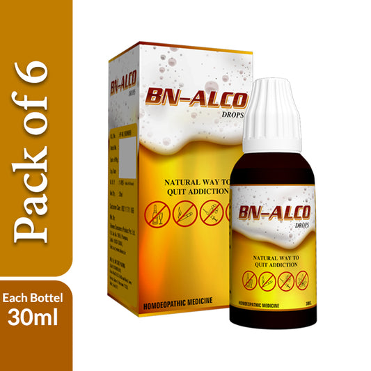 BN-ALCO Drops (नशा मुक्ति दवा) - Homeopathic Medicine to Quit Alcohol, Smoking, & Tobacco