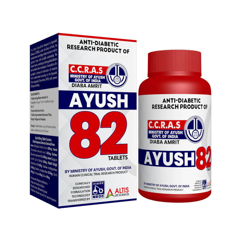 Ayush 82 Tablets for Diabetes (Pack of 2)