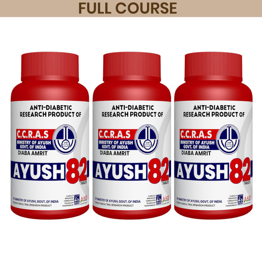Ayush 82 Tablets for Diabetes For Natural Blood Sugar Support (Full Course)