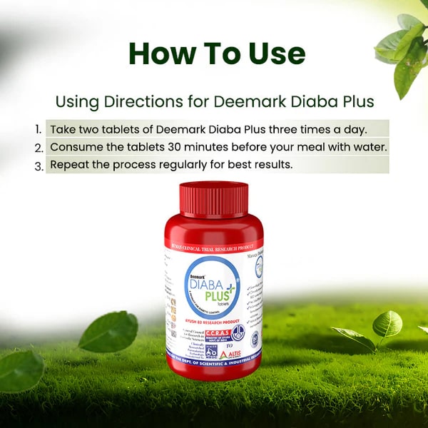 Deemark Diaba Plus - Ayurvedic Solution to Manage your Diabetes