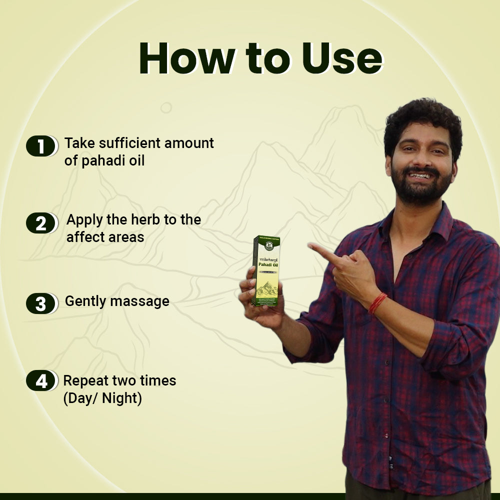 Vedacharya Pahadi Oil