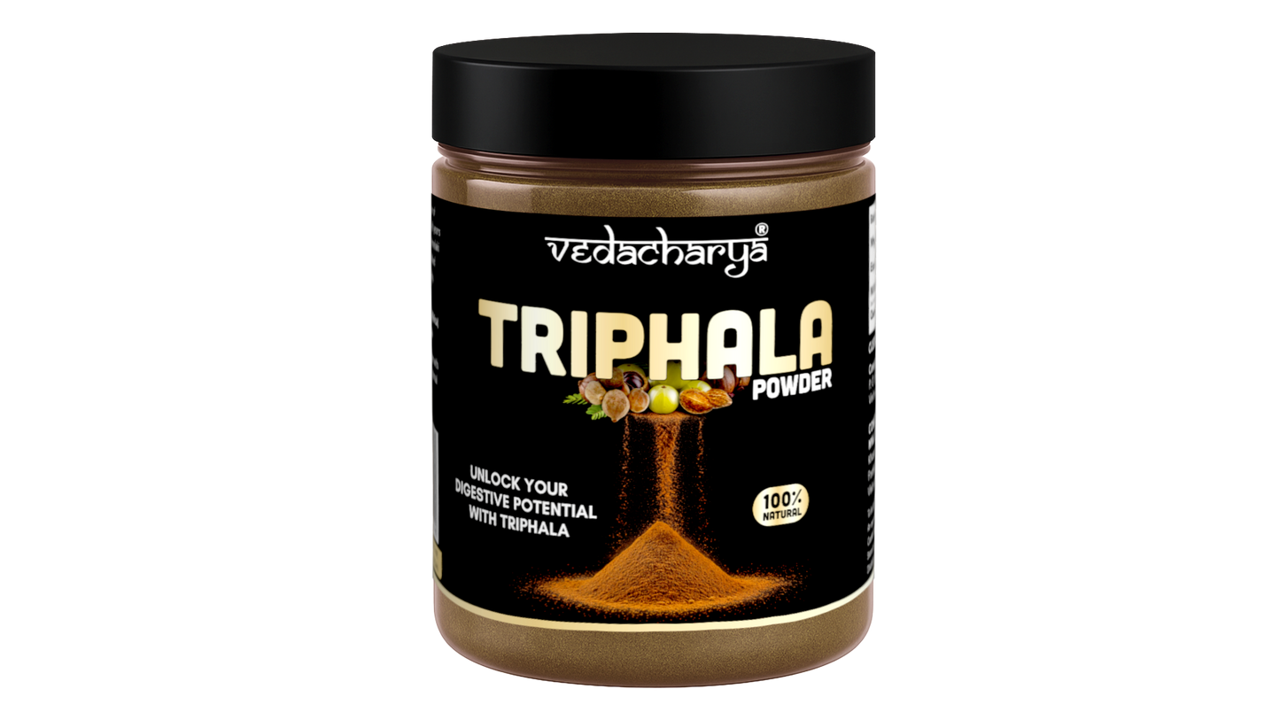 Vedacharya Triphala Powder For Immunity Booster & Weight Management Supplement