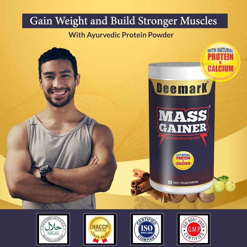 Mass Gainer - Ayurvedic Protein Powder for Weight Gain & Mass Gain (Pack of 2)