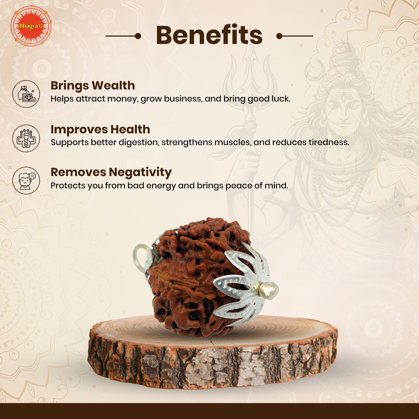 7 Mukhi Nepali Rudraksha (Lab Certified)
