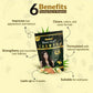 Black Hair Color Shampoo - Natural Hair Dye for Instant Black Shiny Hair