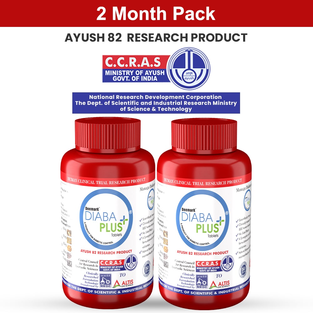 AYUSH 82 Diaba Plus Ayurvedic Medicine -  Control Diabetes & Blood Sugar Levels