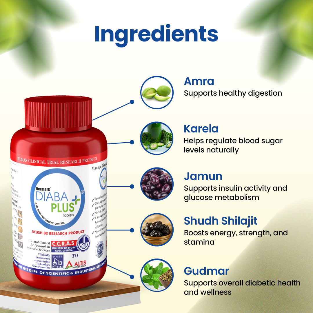 Deemark Diaba Plus - Ayurvedic Solution to Manage your Diabetes