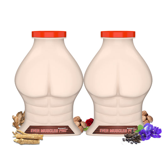 Ever Muscle Pro - Ayurvedic Supplement for Weight Gain & Muscle Building (Pack of 2)