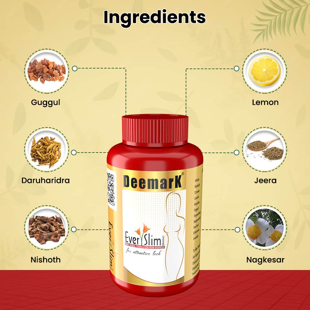 Ever Slim Capsules Ayurvedic Fat Burner for reduced weight loss