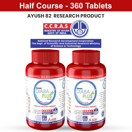 AYUSH 82 Diaba Plus Ayurvedic Medicine - Control Diabetes & Blood Sugar Levels Naturally