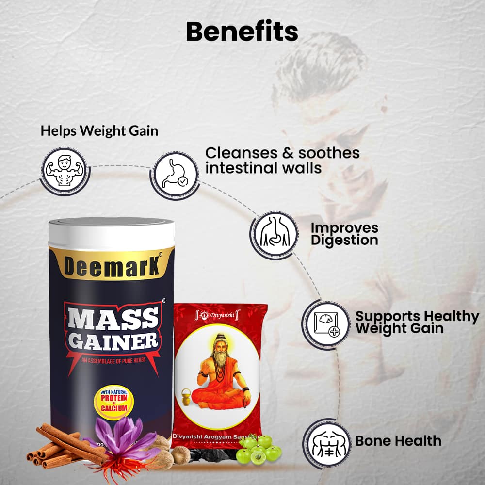 Taakat Vati and Mass Gainer Protein Powder for Weight Gain Naturally