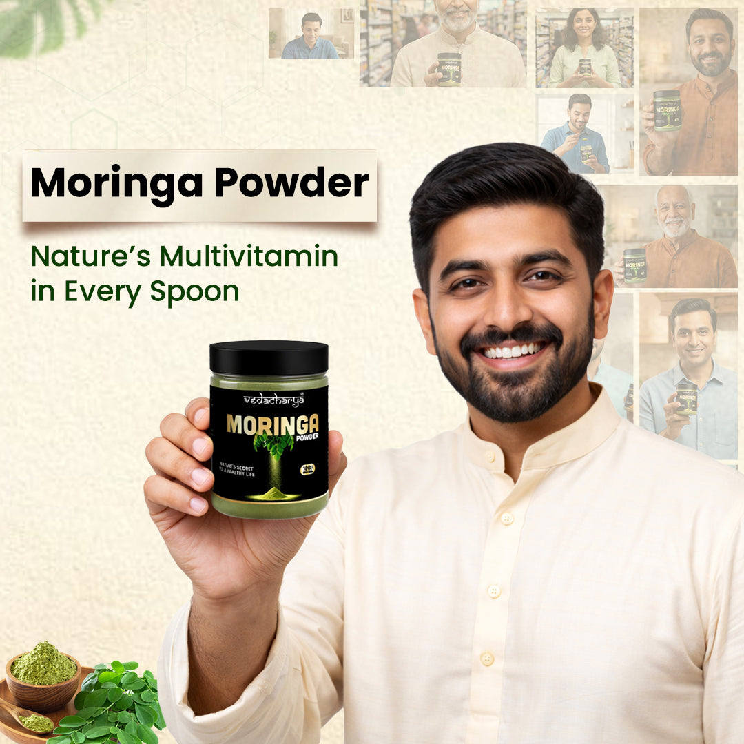 Moringa Powder Rich in Vitamins, Minerals and Antioxidants
