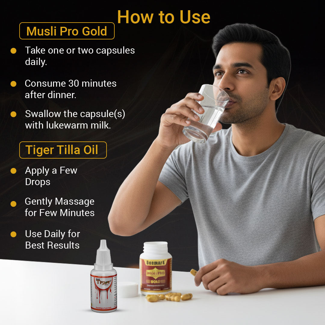 Musli Pro Gold and Tiger Tilla