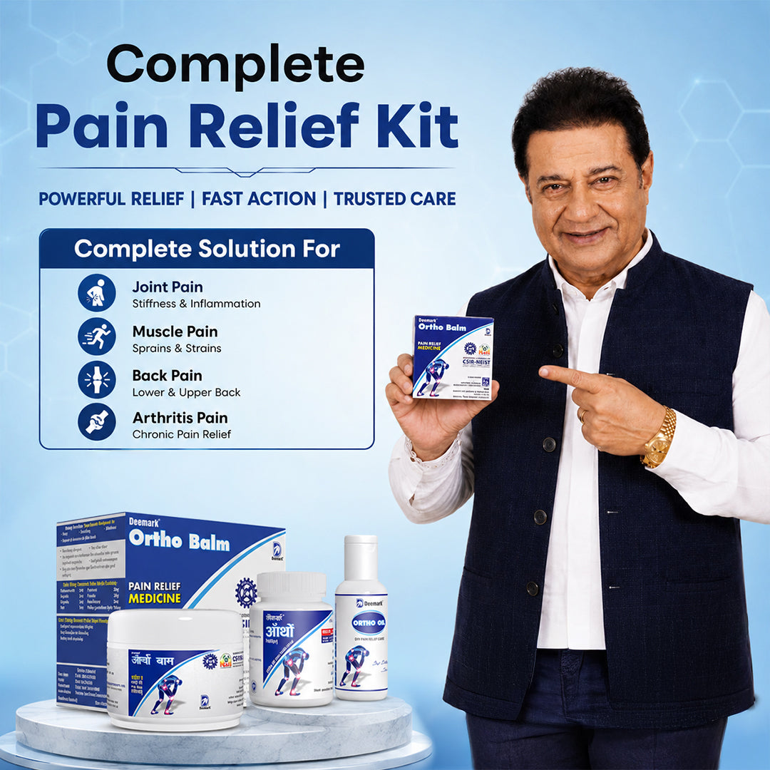 Ortho Balm, Oil & Tablets -Ayurvedic Pain Relief Kit