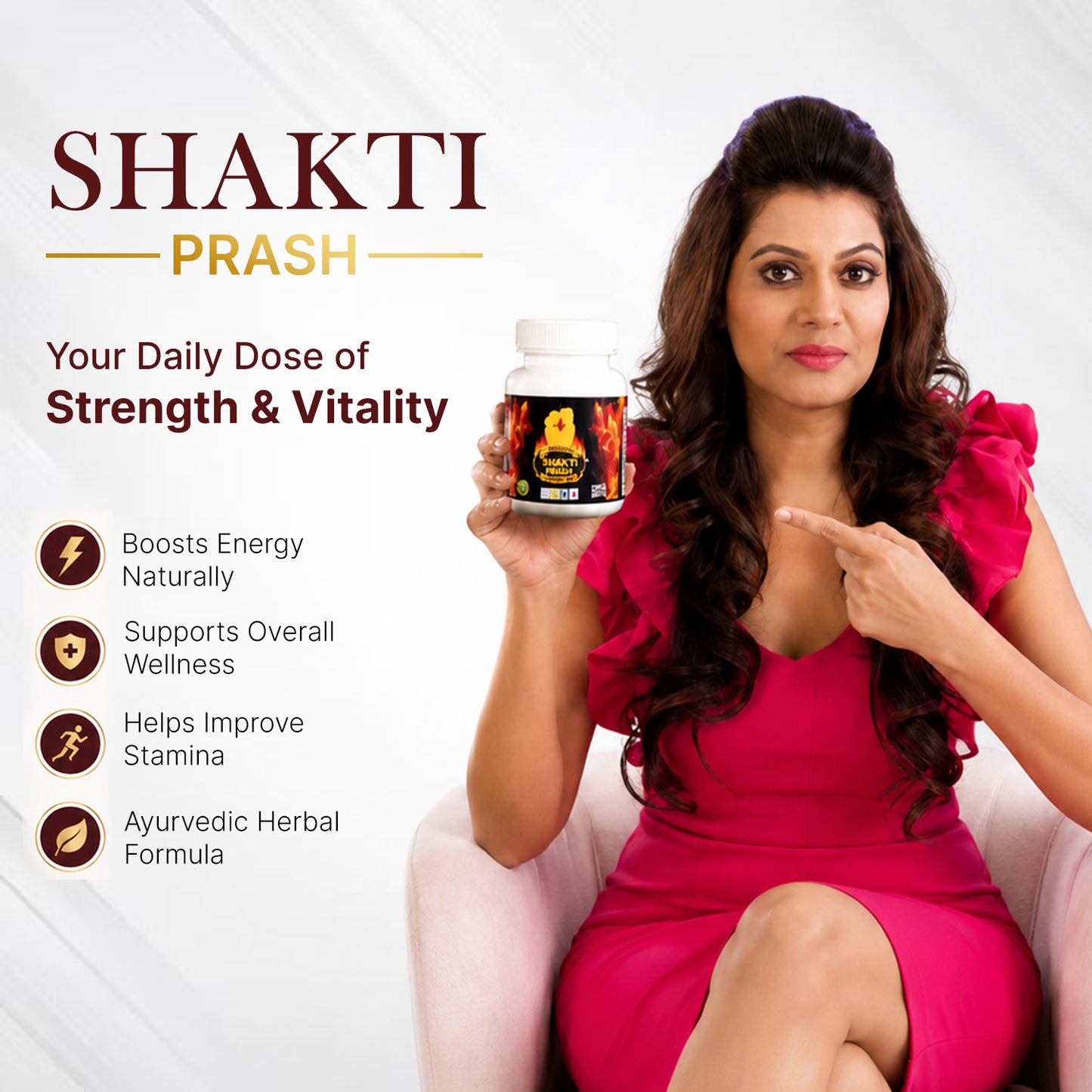 Shakti Prash - Ayurvedic Supplement to Boost Vitality and Nutrition in Men & Women