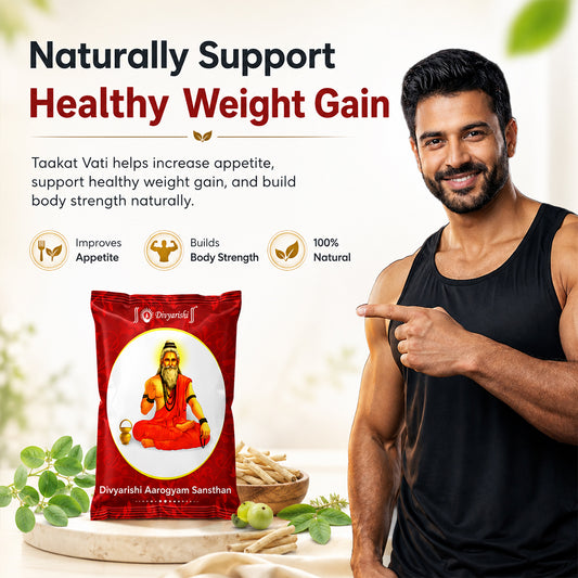 Divyarishi Taakat Vati - Ayurvedic Medicine for Weight Gain (Pack of 3)