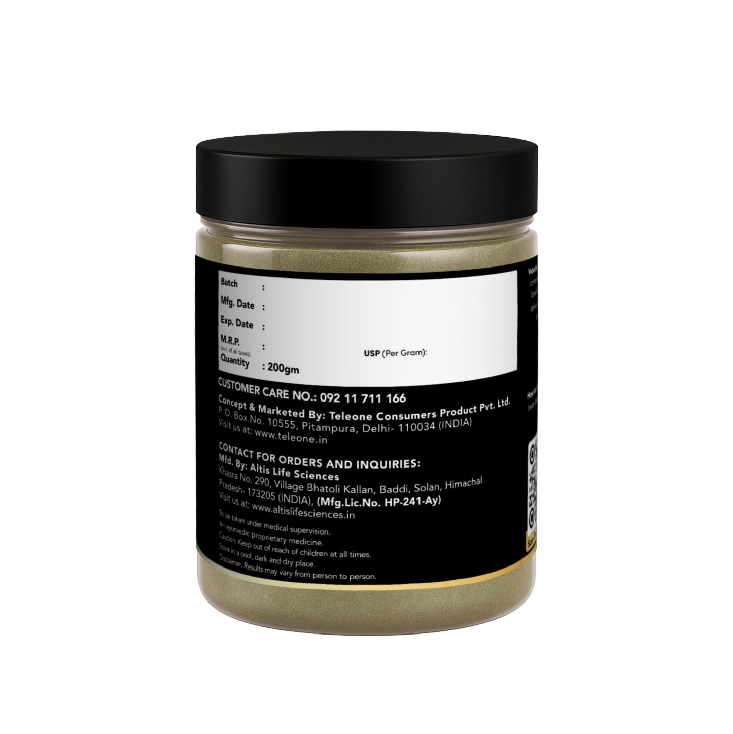 Vedacharya Brahmi Powder Supports Memory, Focus & Mental Clarity