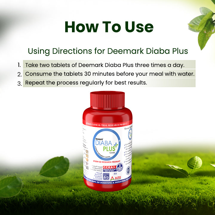AYUSH 82 Diaba Plus Ayurvedic Medicine - Control Diabetes & Blood Sugar Levels Naturally