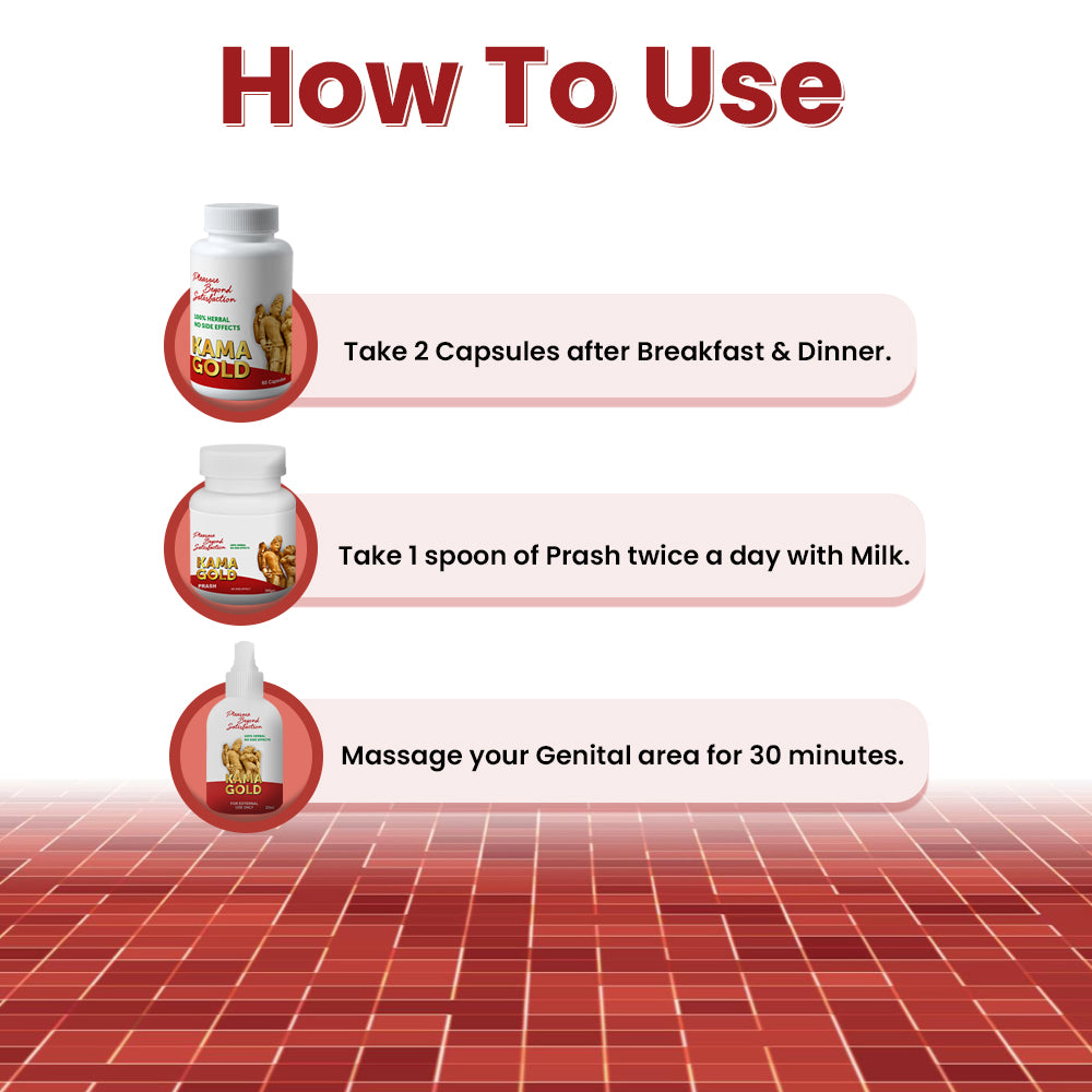 Steps to Use kama gold in daily Routine