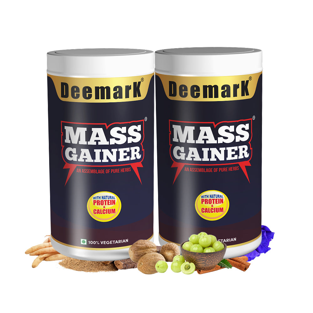 Mass Gainer - Ayurvedic Protein Powder for Weight Gain & Mass Gain (Pack of 2)