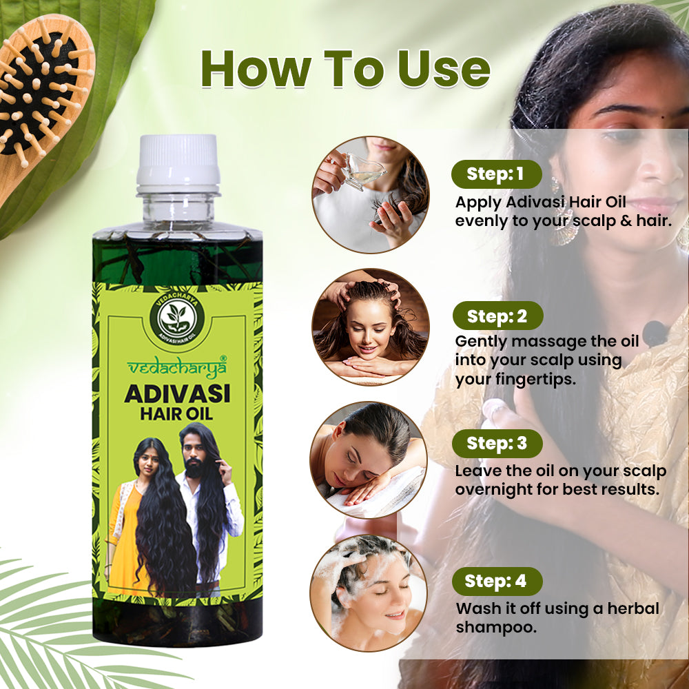 Vedacharya Adivasi Hair Oil