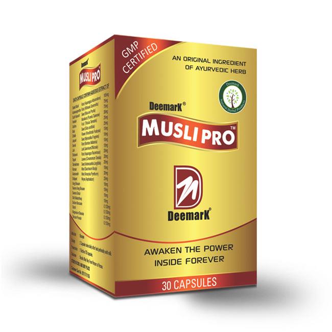 Musli Pro- Ayurvedic Capsules to Increase Power in Men & Women